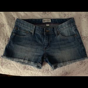 Roxy cut off denim shorts